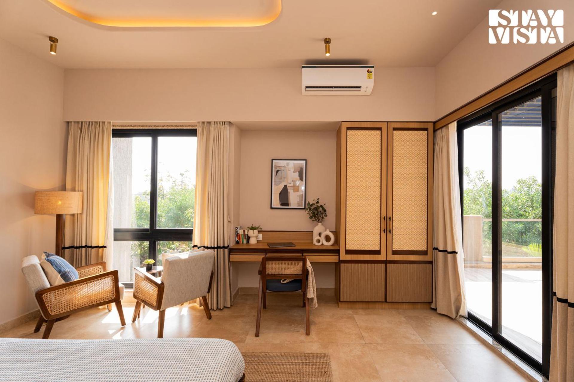 Sunlit Splendour By Stayvista Near Nagaon Boasting An Outdoor Pool And Modern Chic Interiors * Alibag