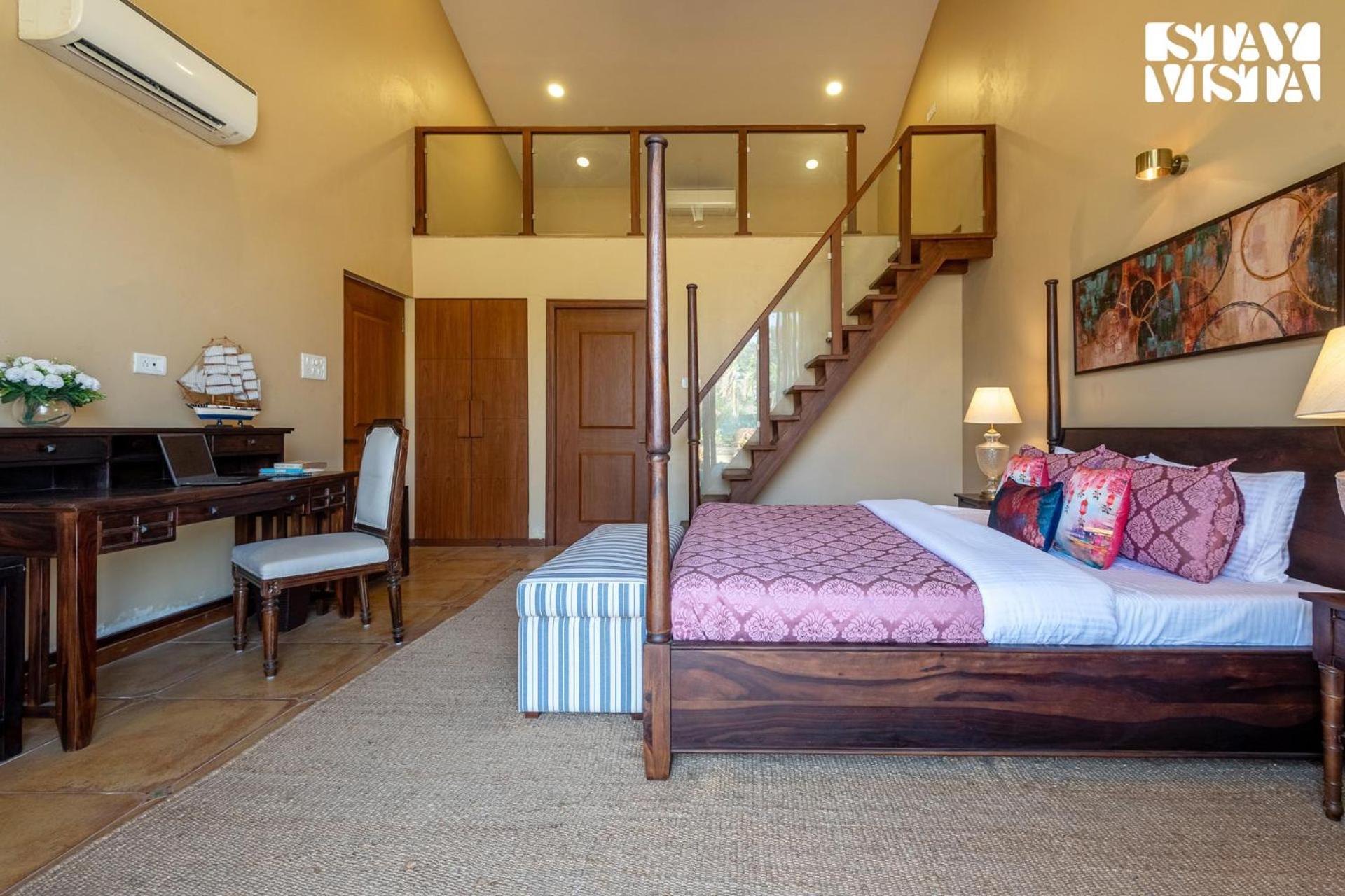 Villa Stayvista's Sianna - Near Kihim With Kitchen Garden & Recreational Facilities