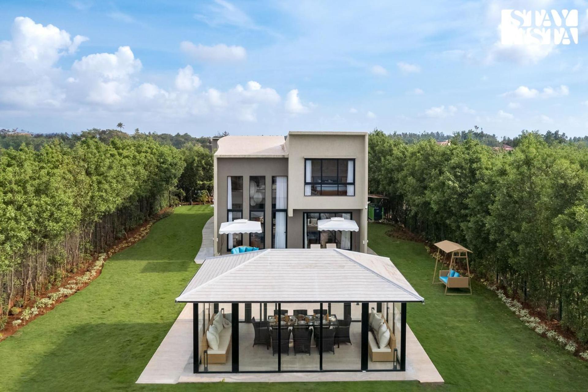 Villa Sunlit Splendour By Stayvista Near Nagaon Boasting An Outdoor Pool And Modern Chic Interiors *
