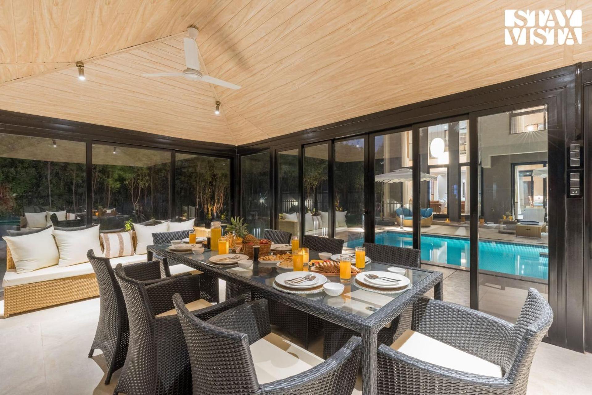 Sunlit Splendour By Stayvista Near Nagaon Boasting An Outdoor Pool And Modern Chic Interiors *