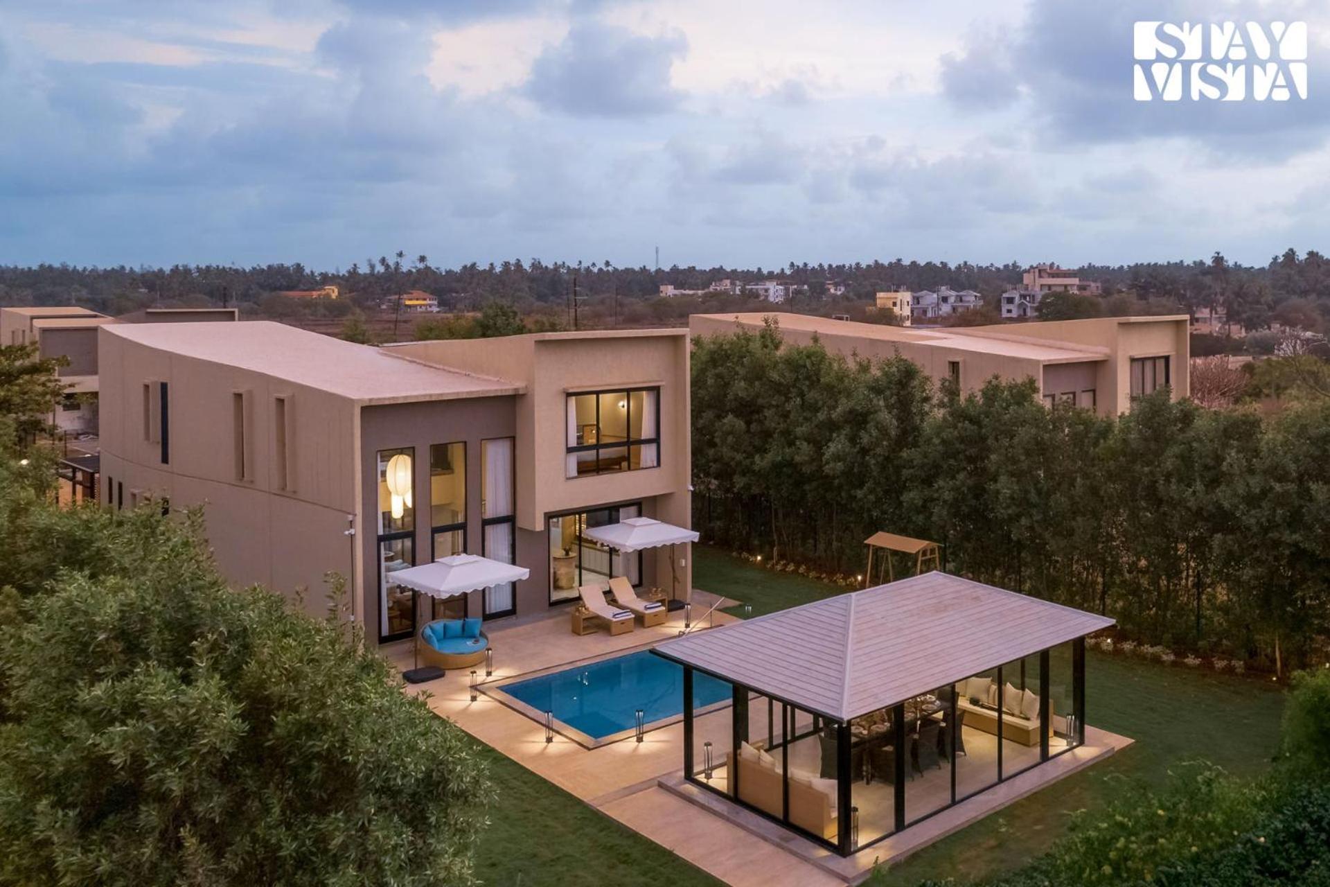 Sunlit Splendour By Stayvista Near Nagaon Boasting An Outdoor Pool And Modern Chic Interiors * Alibag
