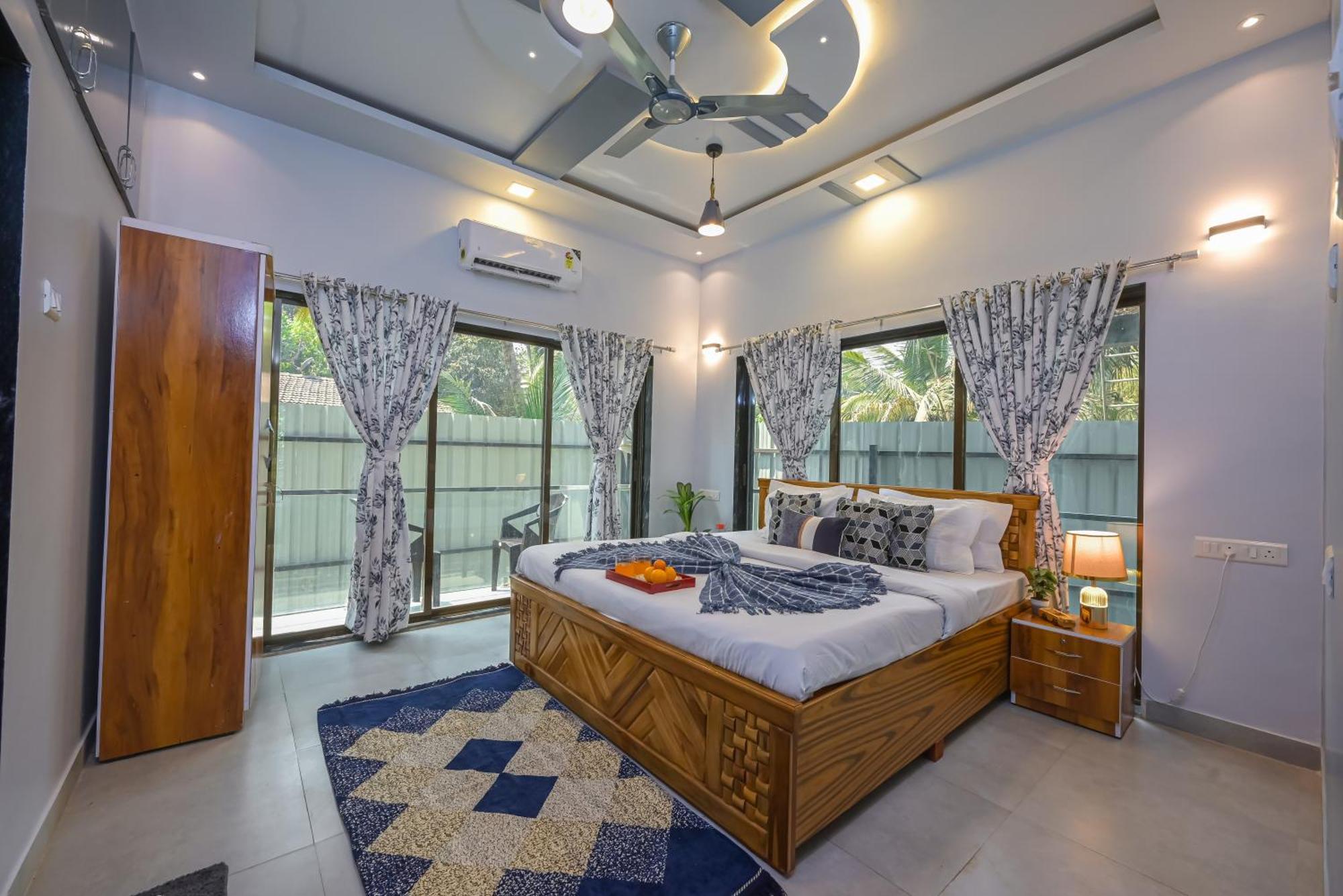 Villa Seas The Day Luxurious 5bhk 2min From Awas With Huge Private Pool Alibag