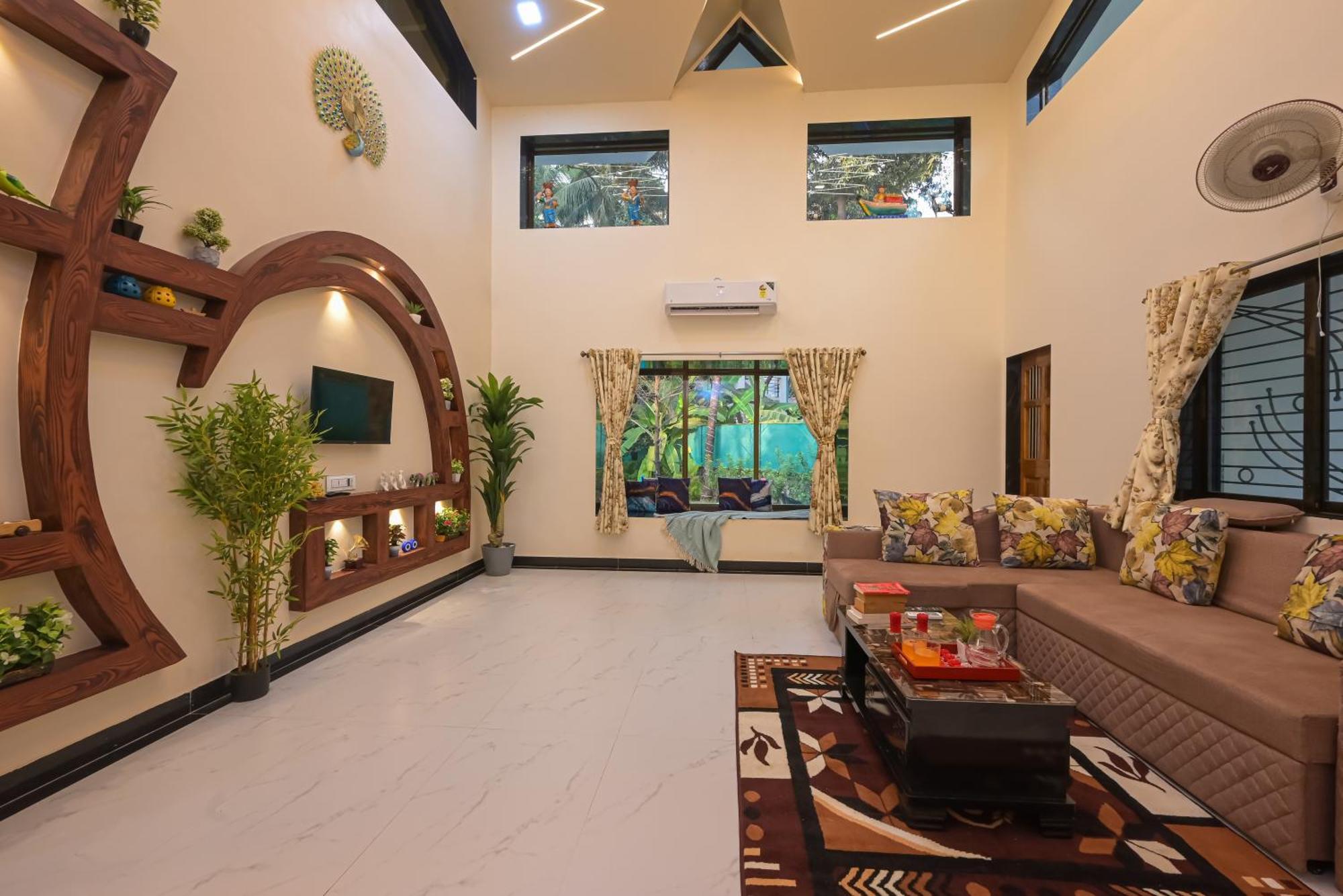 Seas The Day Luxurious 5bhk 2min From Awas With Huge Private Pool Alibag