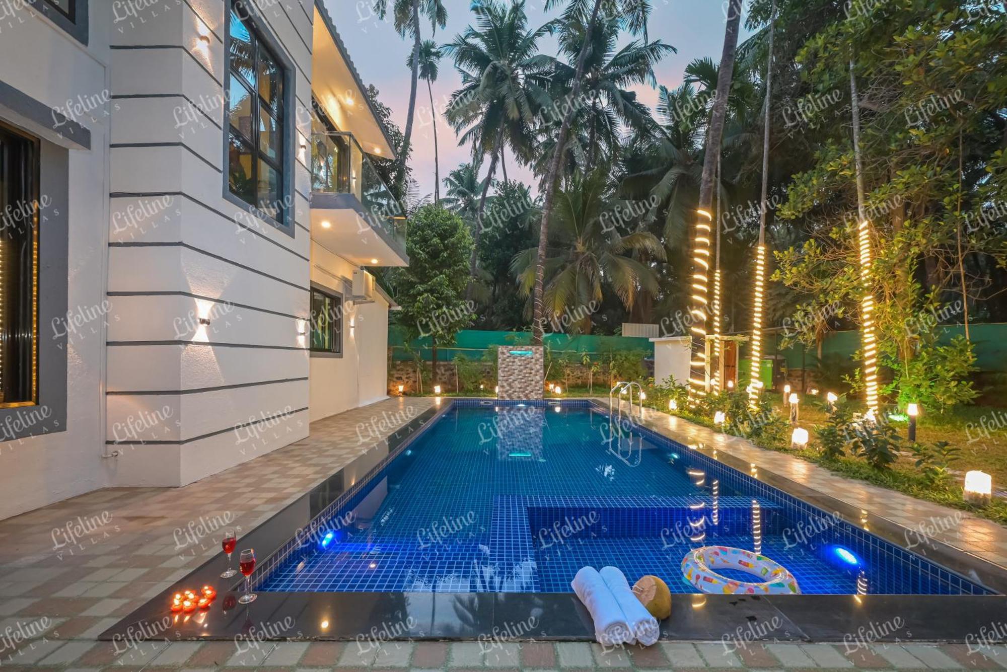 Seas The Day Luxurious 5bhk 2min From Awas With Huge Private Pool Villa
